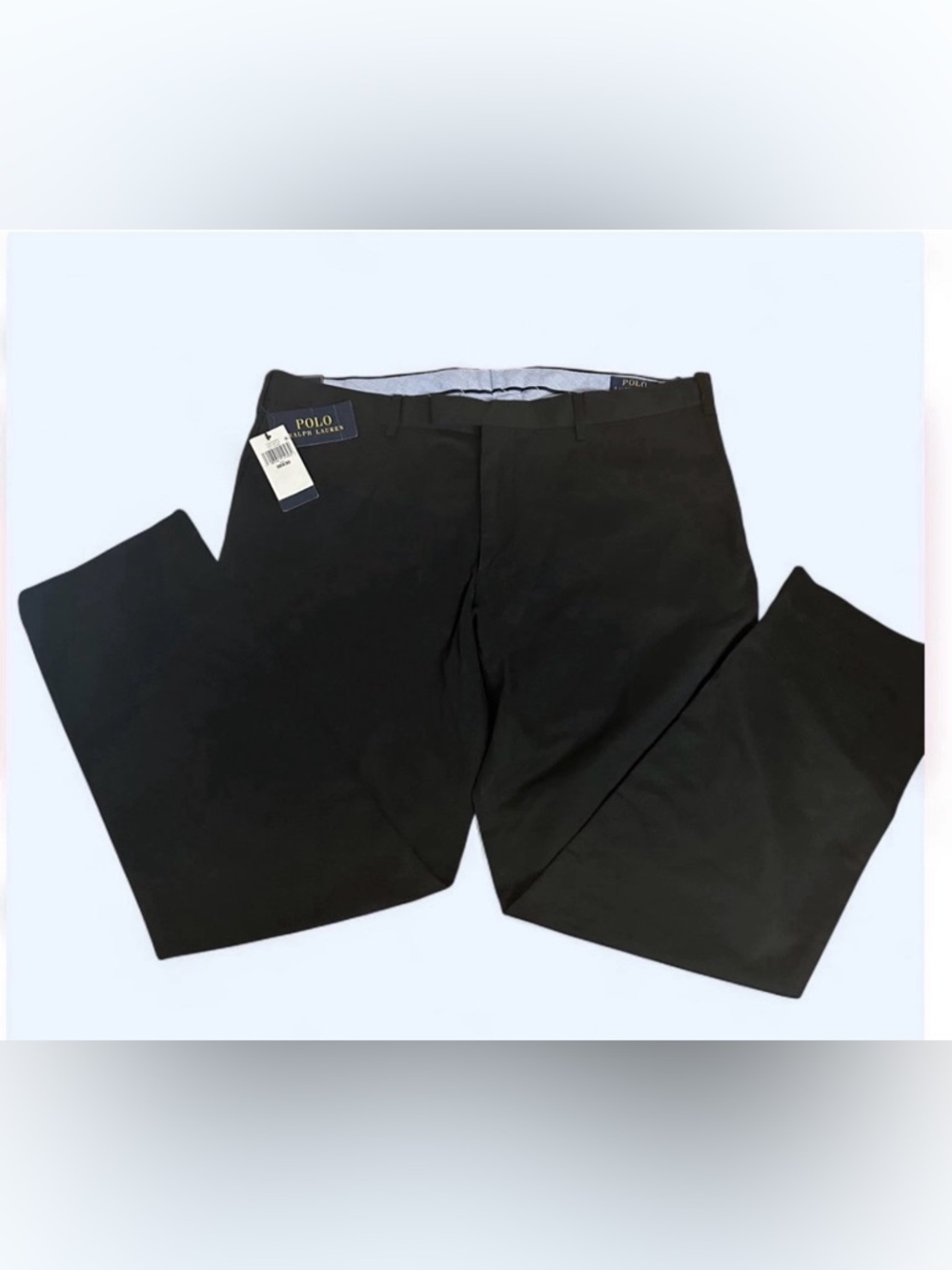 Ralph Lauren Greenwich Stretch Slim Fit Chino Pant 38x30 NWT Black